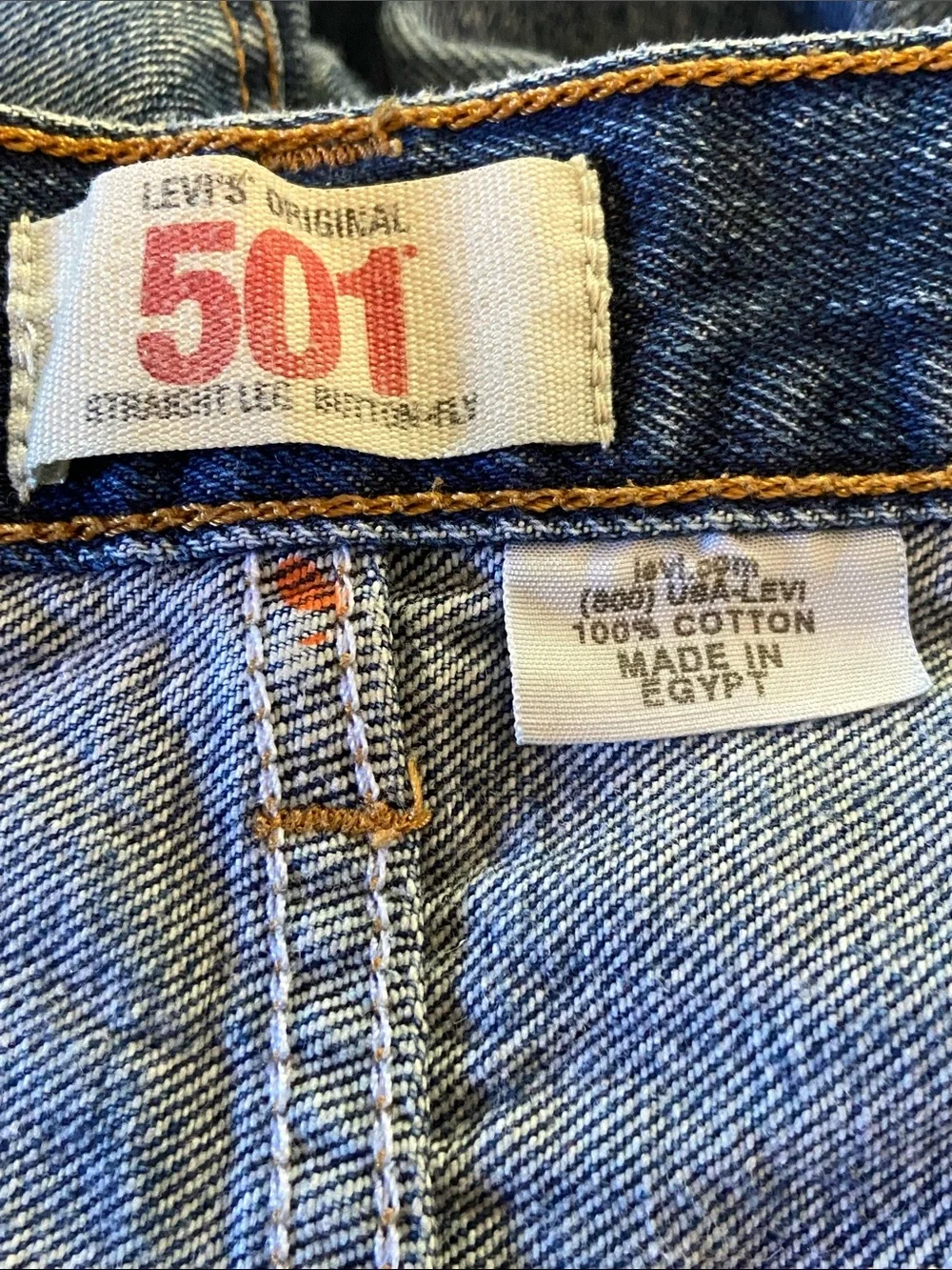 Levi's 501 Classic Men's Straight Jeans in Blue Denim Size W32 L29